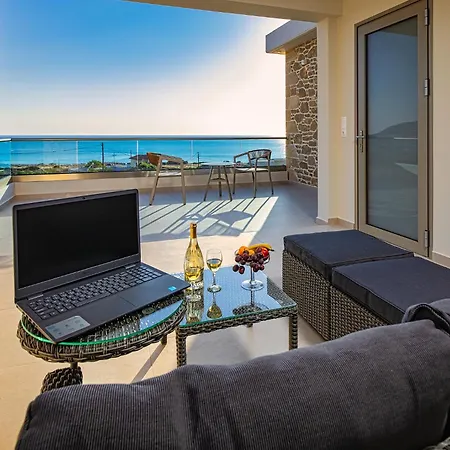 Alki Collection -luxury Sea View -breakfast Included-falasarna Villa *