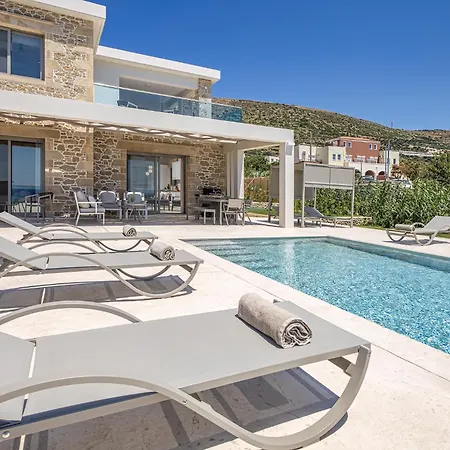 Alki Collection -luxury Sea View -breakfast Included-falasarna Villa