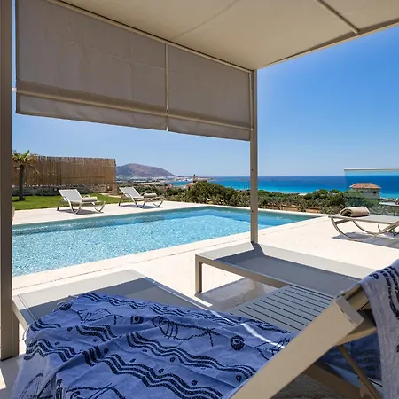 Alki Collection -luxury Sea View -breakfast Included-falasarna Villa